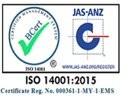 ISO 14001 certification logo